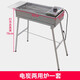 蝶烤香大號(hào)電碳兩用家用電烤無煙戶外燒烤爐室內(nèi)可調(diào)溫加厚折疊燒烤箱 60長(zhǎng)電碳兩用爐配架