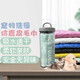 寵星記 寵物仿鹿皮浴巾 大號(hào)吸水浴巾 寵物貓狗洗澡毛巾 瓶裝 84*33cm 淺綠色