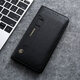 紐為蘋果12pro max手機殼mini零錢包插卡翻蓋式皮套iphone12手機十二藍色保護套皮質男 12mini【5.4寸】黑色