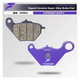 FRANDO BRAKE·SYSTEMFRANDO 車力屋AS9003摩托車剎車片 適用車型鈴木UU/UY125/小海豚前后鼓剎剎車皮 前輪陶瓷超合金AS9003 一副 紫色