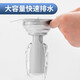 SP SAUCE日本防臭地漏芯通用內芯下水道防臭器衛生間防反味防蟲(chóng)U型地漏芯 灰色長(cháng)款大號(適用直徑38-55mm)