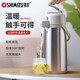 清水（SHIMIZU） 氣壓式熱水瓶家用保溫壺 玻璃內膽保溫瓶暖瓶暖壺開(kāi)水瓶 本色2.2L