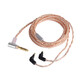 Earmax 適用sony EX1000 EX600EXK 4.4mm2.5mm平衡線(xiàn)單晶銅耳機線(xiàn)材 8芯4.4mm/EXK