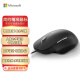 微软 (Microsoft) 简约精准鼠标 黑色 | 有线鼠标 自定义侧键 金属滚轮 人体工学技术 办公鼠标