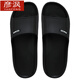 彥沨特大號男士拖鞋特大碼夏天46浴室耐滑48室內家用50外穿涼拖鞋舒適 黑色 50-51 -適合50-51腳