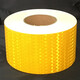 酷色盾汽車(chē)反光貼紙反光車(chē)貼警示標識車(chē)尾防撞反光膜道路警示汽車(chē)貼紙 金黃色 10CM寬50米