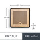 南山先生 茶盤茶托家用竹子陶瓷儲水式干泡盤辦公室功夫茶具 輕便創(chuàng)意簡約 黑陶四方盤 大