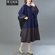 零點(diǎn)螞蟻200斤大碼女裝文藝復古棉麻中長(cháng)款加肥加大碼遮肚子顯瘦裙子 圖片色 均碼【130-230斤】