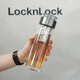 樂(lè )扣樂(lè )扣（LOCK&LOCK）商務(wù)玻璃杯 耐高溫玻璃分離式濾網(wǎng)密封防漏雙層茶水分離水杯 LLG599BRW-茶倉雙層杯 420ml