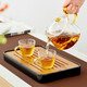 萬(wàn)壺園 竹制茶盤(pán)托盤(pán)茶臺功夫茶具配件茶道零配密胺蓄儲水式竹木茶托茶海茶船干泡盤(pán)防燙隔熱家用簡(jiǎn)約果盤(pán) 聽(tīng)竹茶盤(pán) 黑底