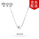 相思樹 仿珍珠項(xiàng)鏈頸鏈ins簡約吊墜鎖骨鏈女短款潮 8mm