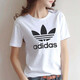 阿迪達(dá)斯 （adidas）短袖女2025夏季款三葉草運(yùn)動(dòng)服跑步健身舒適時(shí)尚休閑短袖女T恤 GN2899/三葉草白色/店長(zhǎng)力薦 S