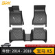 3W適用于寶馬X5 28i 30d 35i專(zhuān)車(chē)專(zhuān)用TPE汽車(chē)腳墊全新X5L加長(zhǎng)防水墊 寶馬X5單層腳墊（14-18款）