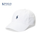 Polo Ralph Lauren 拉夫勞倫男女同款 經(jīng)典款棉質(zhì)棒球帽RL52486 100-白色 ONE