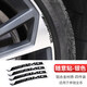 CHIHE奔馳E300L汽車(chē)內(nèi)飾用品C200L改裝C260L GLC260LA級(jí)輪轂AMG車(chē)標(biāo)裝飾貼 奔馳輪轂隨意貼【銀色】4件套