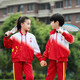 曼佳爾小學(xué)生班服春秋季運(yùn)動(dòng)套裝幼兒園園服英倫學(xué)院風(fēng)一年級(jí)校服三件套 三件套 吊牌150適碼合身高135-145cm