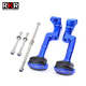 RKR適用于鈴木GSX250R防摔改裝保險(xiǎn)杠加粗鋁合金DL250保護(hù)杠 新款藍(lán)色
