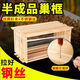蜜蜂成品巢框帶鋼絲銅眼杉木組裝好中蜂箱蜂巢帶框巢礎框養蜂工具 拉好鋼絲【10個(gè)/箱】
