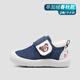 Radinka2025春秋新款學(xué)步鞋男女寶寶可愛(ài)嬰幼兒童鞋棉布軟底機能鞋BGY X2201-牛仔 19 內長(cháng)14.0cm  腳長(cháng)13-13.5cm