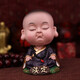 小和尚擺件禪意車(chē)載創(chuàng  )意可愛(ài)辦公室桌面裝飾品搖頭公仔生日禮物送朋友 淡定