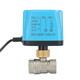 不銹鋼電動二通球閥二兩線常開常閉DC24VAC220V可替代電磁閥DN20 25 11-21常閉型執(zhí)行器AC220V