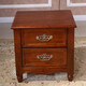 實(shí)木床頭柜現代中式全香樟木實(shí)木臥室家具歐式臥室床頭柜整裝 歐款