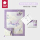 babycare安撫柔糯豆豆毯子母款被子蓋毯嬰兒寶寶空調被夏被小毯子 【禮盒裝】托爾加飛鯨-潤膚子母款