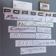 CHIHE適用于保時(shí)捷字標卡宴Macan帕拉梅拉后備箱字標貼GTS911718英文標 PORSCHE【原車(chē)一致】 電鍍銀