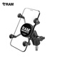 RAM摩托車(chē)手機支架 賽車(chē)趴賽車(chē)用 川崎忍者400本田鈴木春風(fēng)650通用 6厘米標準號背夾套裝