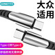 英西達（KINGCYTA） 適用大眾寶來(lái)ID4X ID6 ID3充電線(xiàn)高爾夫8代華為蘋(píng)果15-17投屏邁騰速騰探岳車(chē)載轉接線(xiàn)探歌數據線(xiàn) 黑色Type-C轉Type-C線(xiàn)(1米) 大眾ID.4 X 20