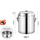 飛之廚不銹鋼茶水桶茶渣桶帶蓋過(guò)濾茶桶功夫茶具排水桶 茶水桶大號有蓋
