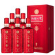 金六福 兼香型白酒 整箱 禮盒 宴請禮贈婚宴 50.8度 500ml*6瓶 六福人家窖藏