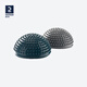 迪卡儂（DECATHLON）榴蓮球核心健身鍛煉觸覺按摩半球兒童感統(tǒng)訓練平衡石GYPA 灰色-黑色一對