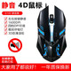 DCOMA競(jìng)技游戲鼠標(biāo)USB靜音鼠電競(jìng)吃雞辦公家用臺(tái)式機(jī)筆記本發(fā)光有線電競(jìng)游戲絕地吃雞機(jī)械鼠標(biāo) G100靜音黑有線鼠標(biāo)（靜音版）