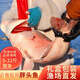 吉林松原胖頭魚(yú)【順豐冷鏈】六鮮釣海 鮮活速凍冬捕魚(yú) 特大超大花鰱東北松原新鮮春節送禮過(guò)年禮盒 7-8斤  1條 禮盒裝