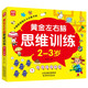 黃金左右腦思維訓(xùn)練2-3歲：兒童黃金期智力開發(fā)左右腦專注力思維訓(xùn)練大腦潛能開發(fā)早教啟蒙 綠色印刷