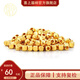 喜上眉梢喜飾黃金古法硬金金珠999足金轉(zhuǎn)運珠散珠3D硬金方糖方塊珠情侶禮 1g  4mm黃金方糖珠 約10顆