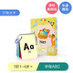 貝靈幼兒英語(yǔ)單詞卡幼兒中英雙語(yǔ)卡動(dòng)物水果數字認知節日季節短語(yǔ)歌謠 ［1階1-4歲＋］字母ABC