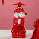 美 瓷 林 1斤婚慶酒瓶陶瓷喜宴結婚紅色個(gè)性創(chuàng  )意裝飾白酒空酒瓶酒壇酒壺 一斤裝一生相愛(ài)（單個(gè)無(wú)盒）