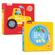 0-3歲寶寶成長第一步玩具書：吃飯飯+好玩的車車（2冊(cè)）幼兒啟蒙親子互動(dòng)游戲書