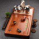 凡越整塊花梨實(shí)木茶盤(pán)家用功夫茶具茶托盤(pán)全自動(dòng)一體茶臺帶燒水壺套裝 花梨木舍得框架85*43*5cm+茶爐