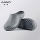 ANNO安諾 手術(shù)鞋手術(shù)室拖鞋防滑輕便工作鞋護(hù)士女護(hù)理防護(hù)鞋實(shí)驗(yàn)拖鞋 灰色 43-44