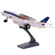 彩珀（CAIPO）儿童玩具合金飞机响声回力合金飞机战斗机民航空中客机模型玩具男 A380大号机舱可开