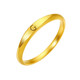 貝靈珠寶你的名字黃金戒指古法足金素圈指環(huán)送女朋友禮物定制下單備注字母 16號約2.85g 定制約5-7個(gè)工作日