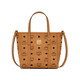 MCM【熱銷(xiāo)】 女包經(jīng)典印花女士新款菜籃子手拎包斜挎包單肩包 干邑色MWPAATN04CO001