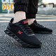 361°男鞋運動(dòng)鞋男春季男款網(wǎng)鞋361男鞋休閑鞋子網(wǎng)面透氣跑步鞋黑色R 烏黑色/熔漿紅 40
