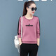 匹卡特t恤女長(cháng)袖秋裝衛衣秋季女士上衣服女裝運動(dòng)服韓版寬松休閑褲秋衣  7722粉色上衣 L