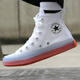 匡威（Converse）帆布鞋男鞋女鞋秋冬季新款常青款學(xué)生情侶款高幫運(yùn)動(dòng)鞋休閑鞋板鞋 167807C 白色/水晶果凍底 35