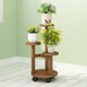 森特瑪（SENTEMA） 花架實(shí)木多層室內客廳臥室裝飾置物架多肉盆栽雜物架
