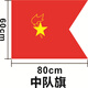 和日升少先隊隊旗手持中國少年先鋒隊旗中隊旗手拿小學(xué)生少先隊員大隊中隊旗幟 中隊旗